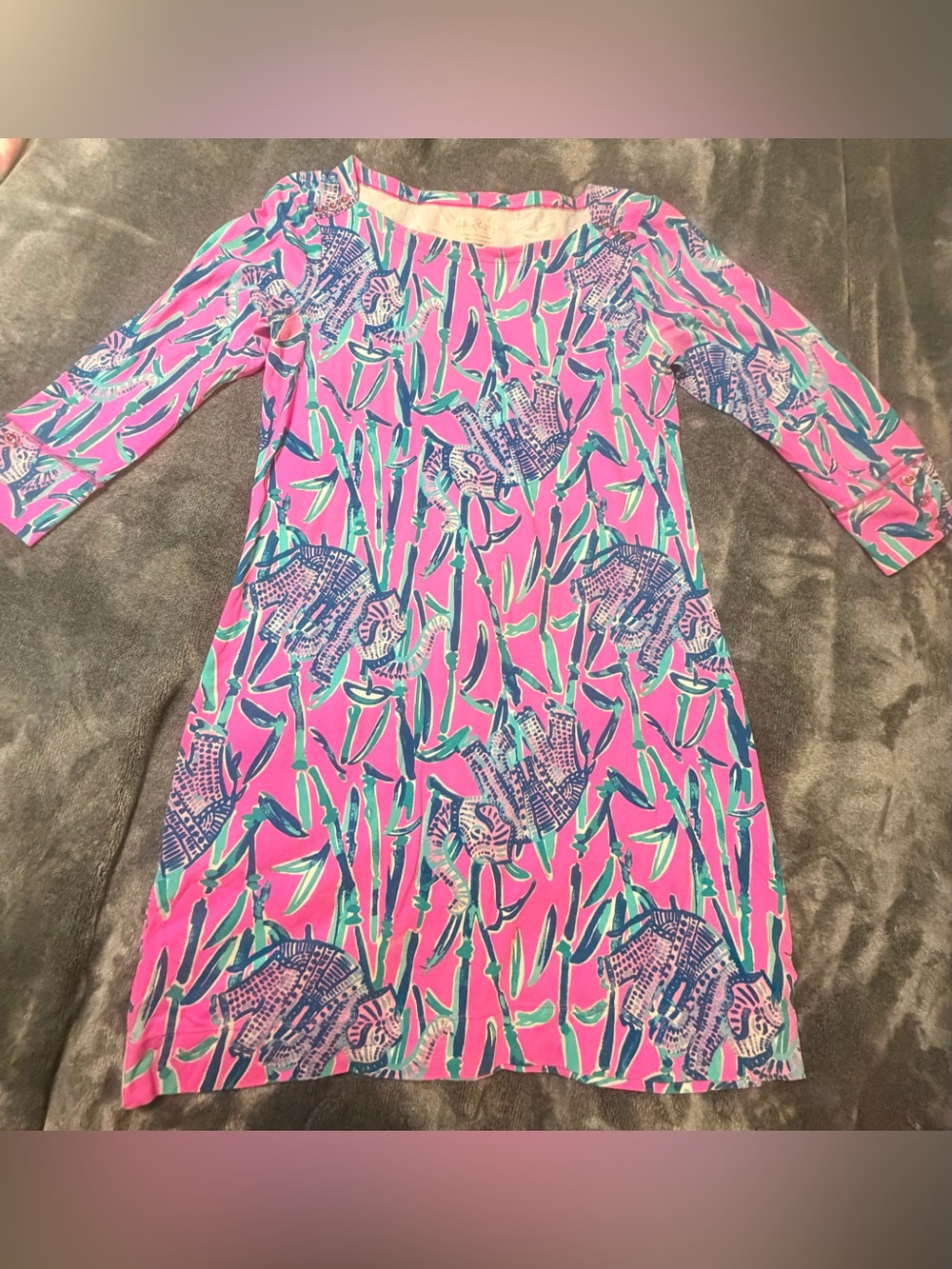 Lilly Pulitzer Elephant Print Dress